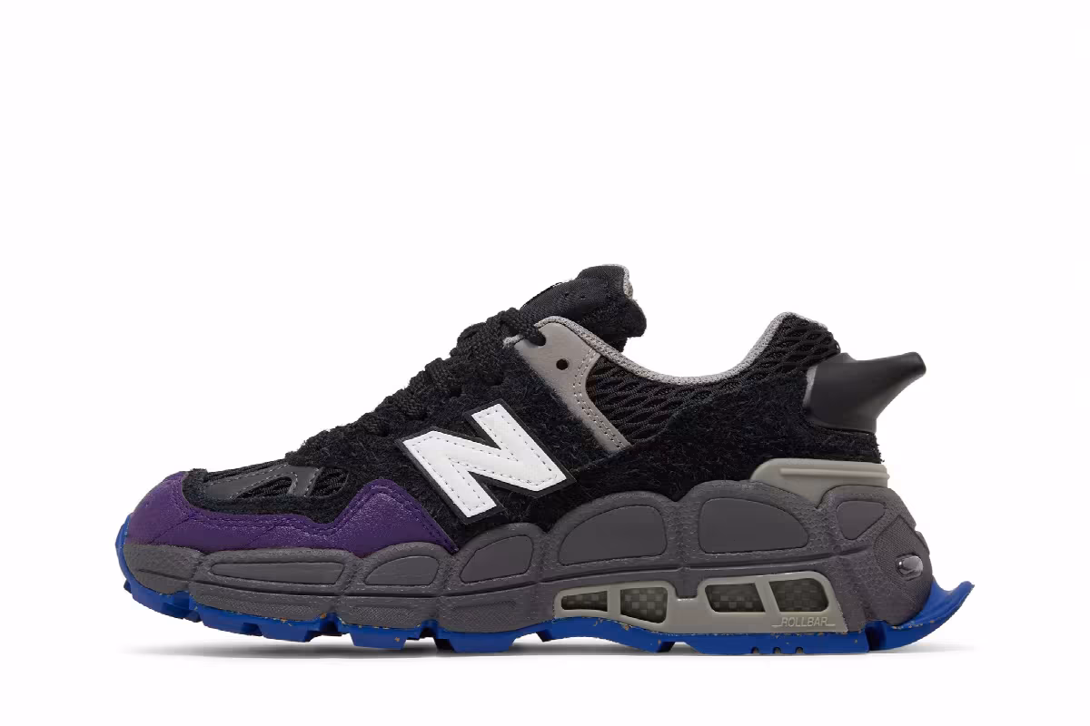 Salehe Bembury x New Balance 574 YURT Universal Communication - Black Plum, view 4