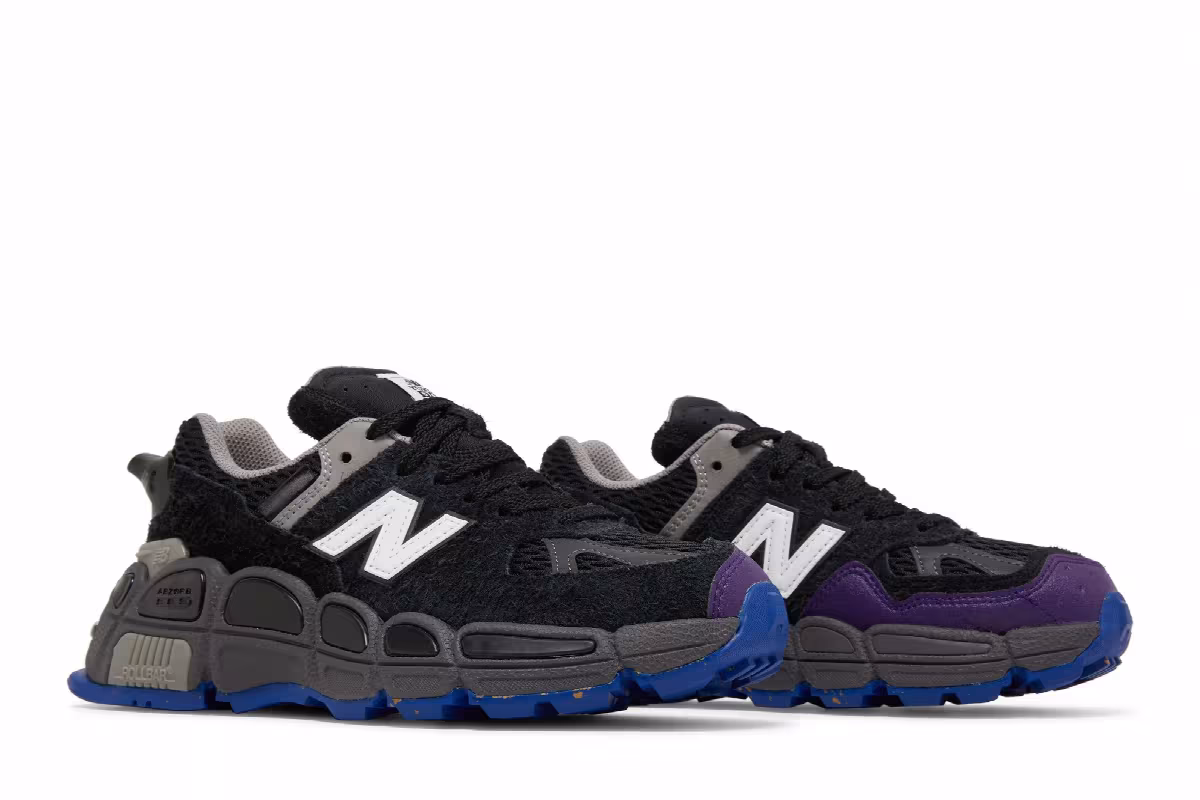 Salehe Bembury x New Balance 574 YURT Universal Communication - Black Plum, view 9
