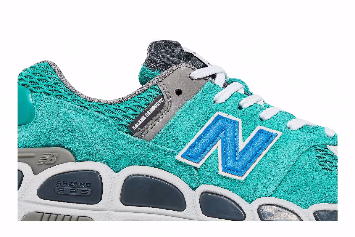 Salehe Bembury x New Balance 574 YURT Universal Communication - Emerald Sky, view 3