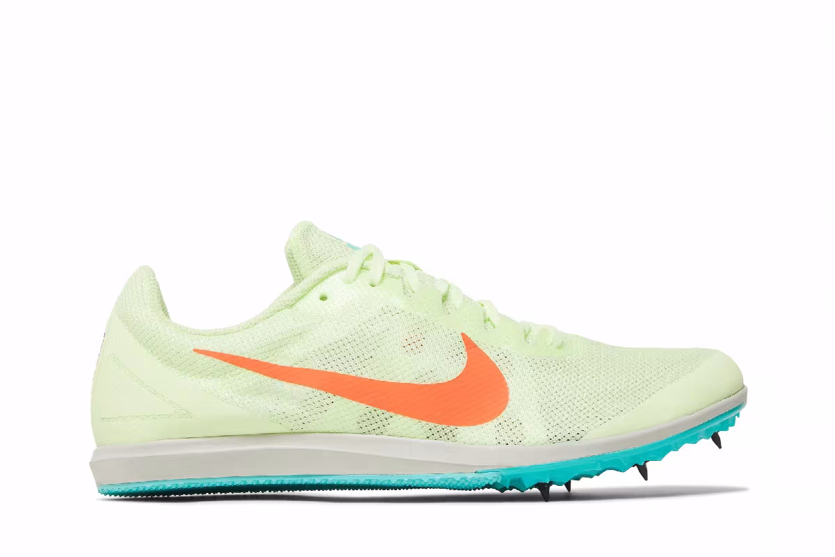 Nike Zoom Rival D 10 Barely Volt Hyper Orange, view 2