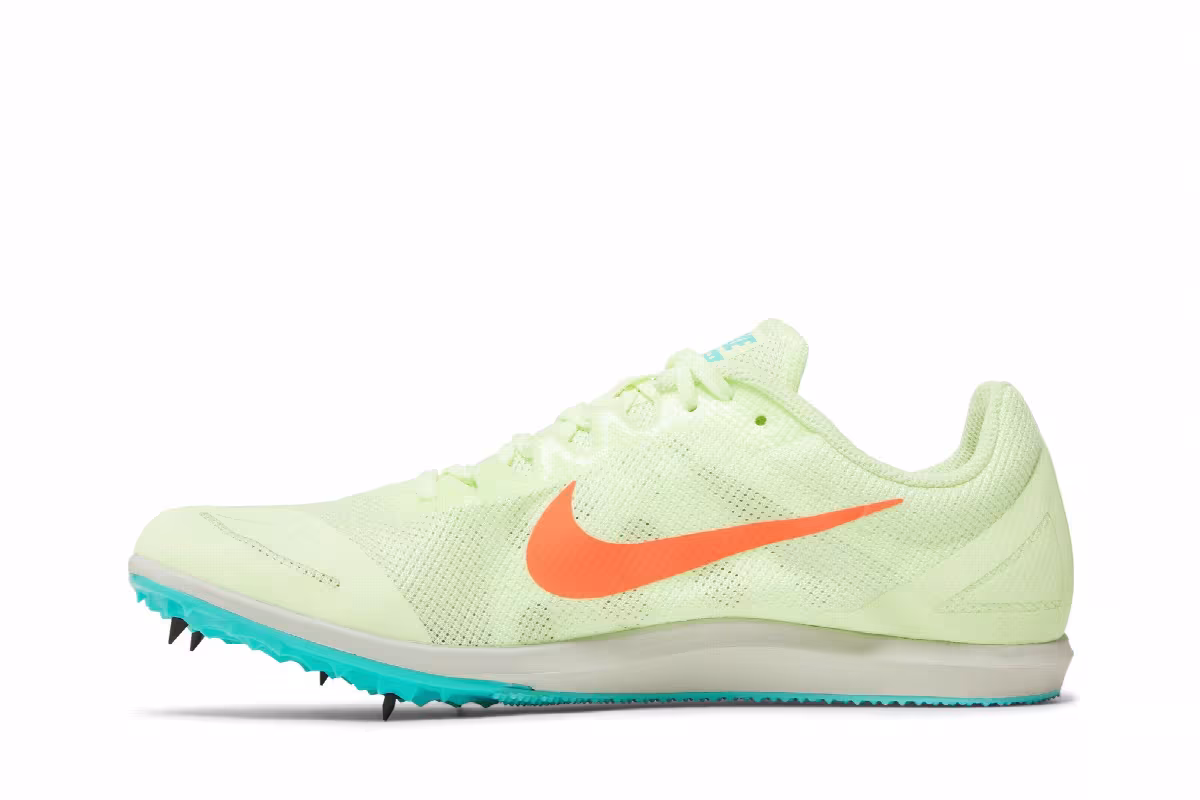 Nike Zoom Rival D 10 Barely Volt Hyper Orange, view 4