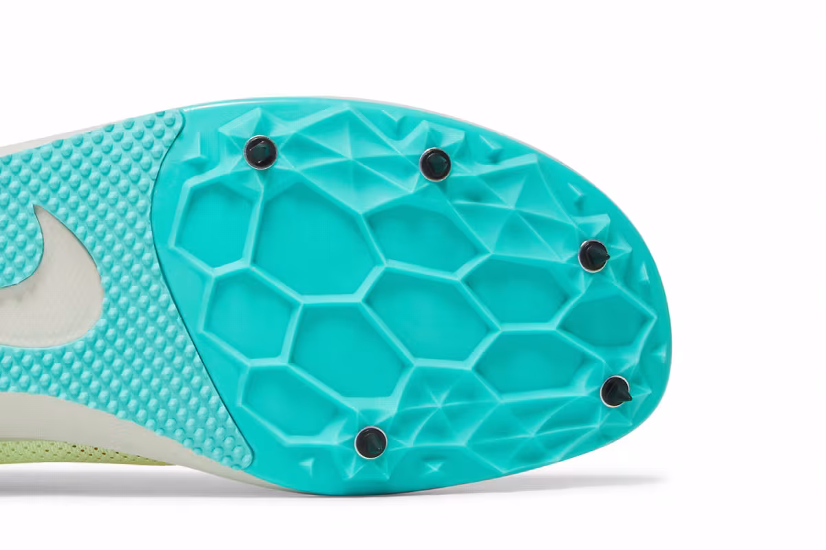 Nike Zoom Rival D 10 Barely Volt Hyper Orange, view 6