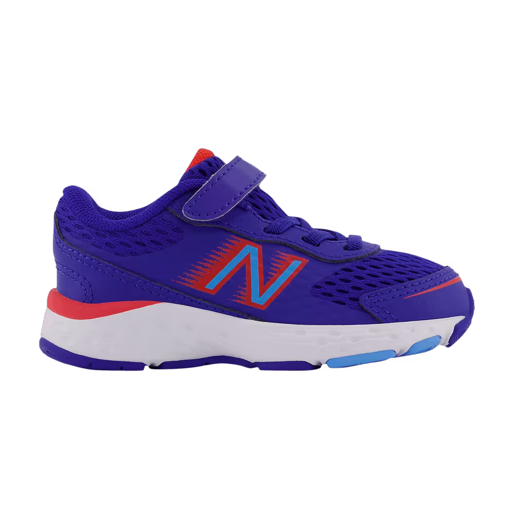 New Balance 680v6 Bungee Toddler Wide Blue Vibrant Sky