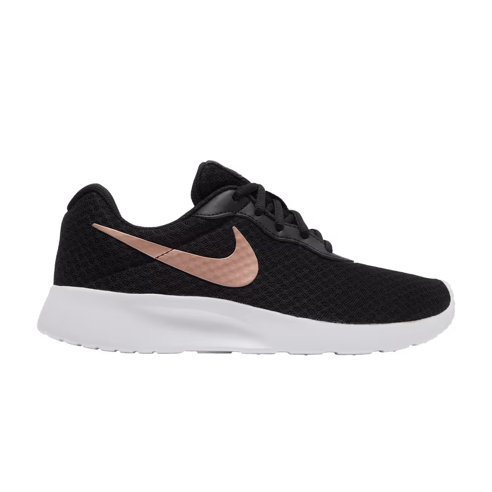 Nike Women's Tanjun Black Metallic Red Bronze