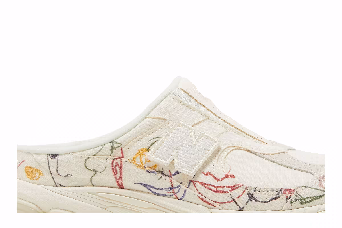 Bryant Giles x New Balance 2002R Mule The Artist’s Shoe, view 3