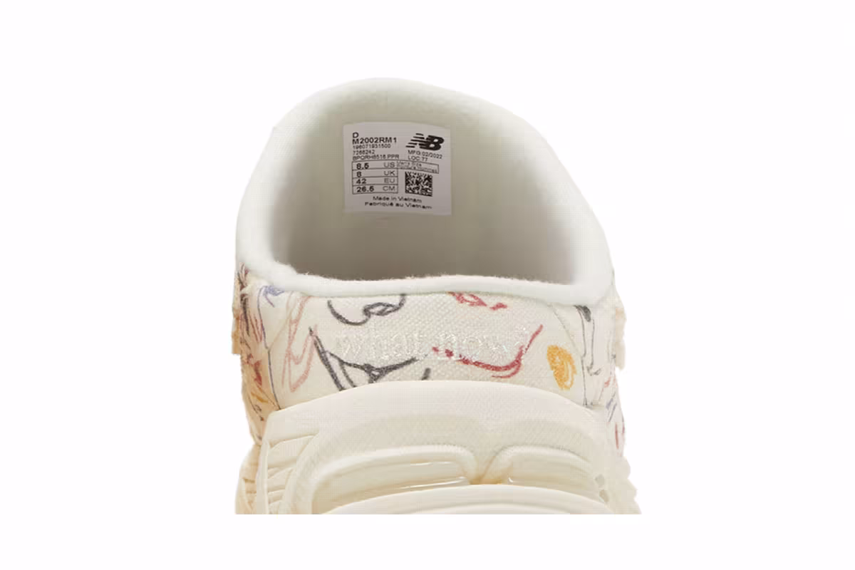 Bryant Giles x New Balance 2002R Mule The Artist’s Shoe, view 8