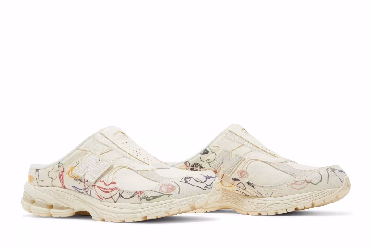 Bryant Giles x New Balance 2002R Mule The Artist’s Shoe, view 9