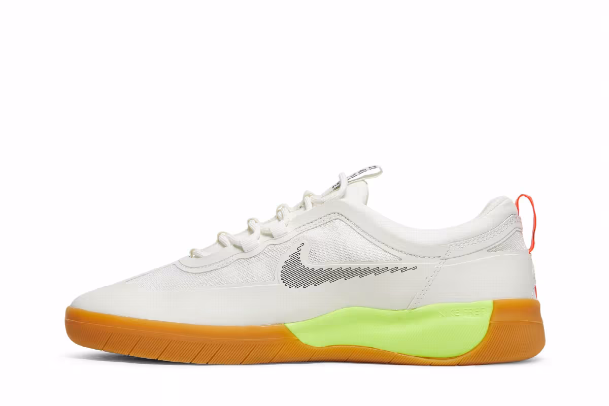 Nike Nyjah Free 2 SB Rawdacious - Summit White, view 4
