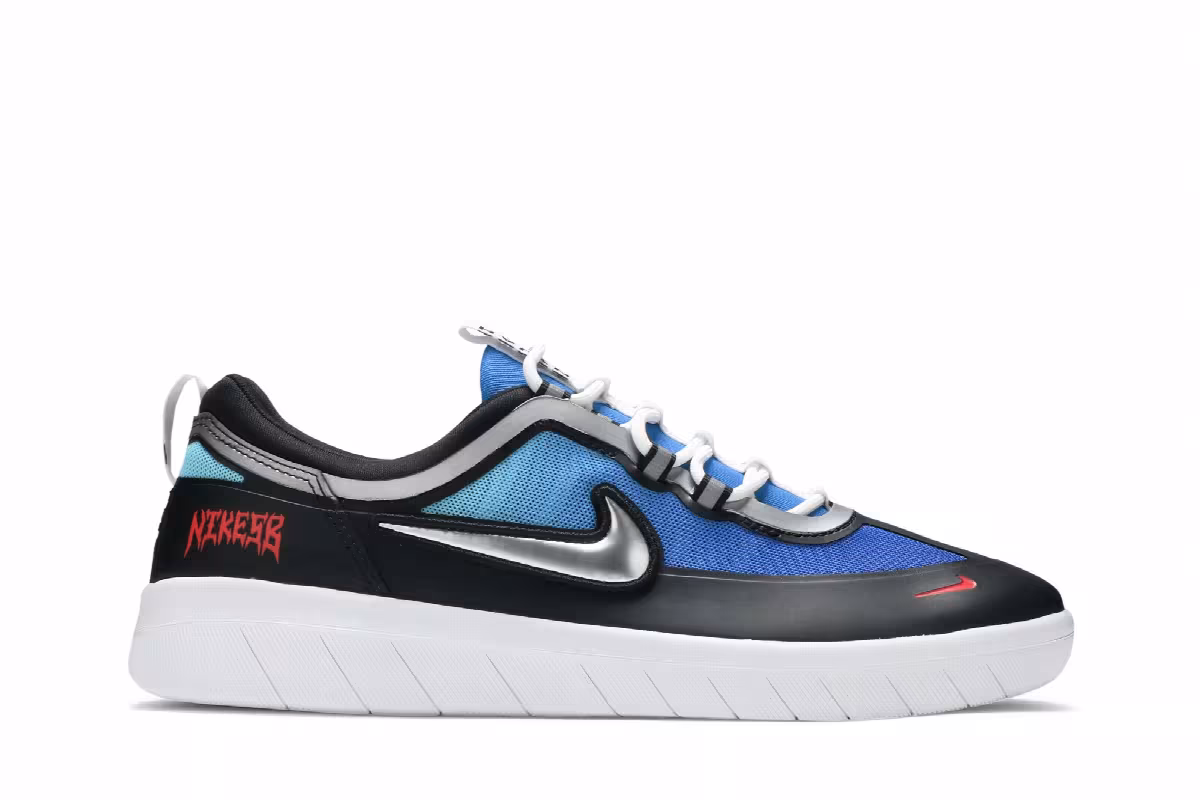 Samborghini x Nike Nyjah Free 2 Premium SB Light Photo Blue Crimson, view 2