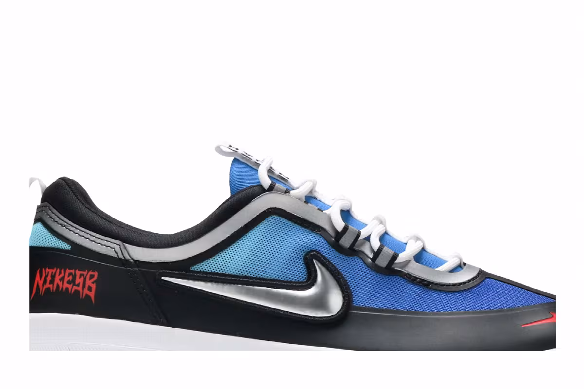 Samborghini x Nike Nyjah Free 2 Premium SB Light Photo Blue Crimson, view 3