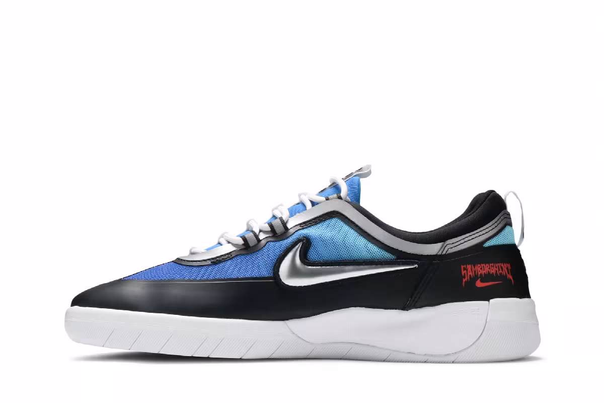 Samborghini x Nike Nyjah Free 2 Premium SB Light Photo Blue Crimson, view 4