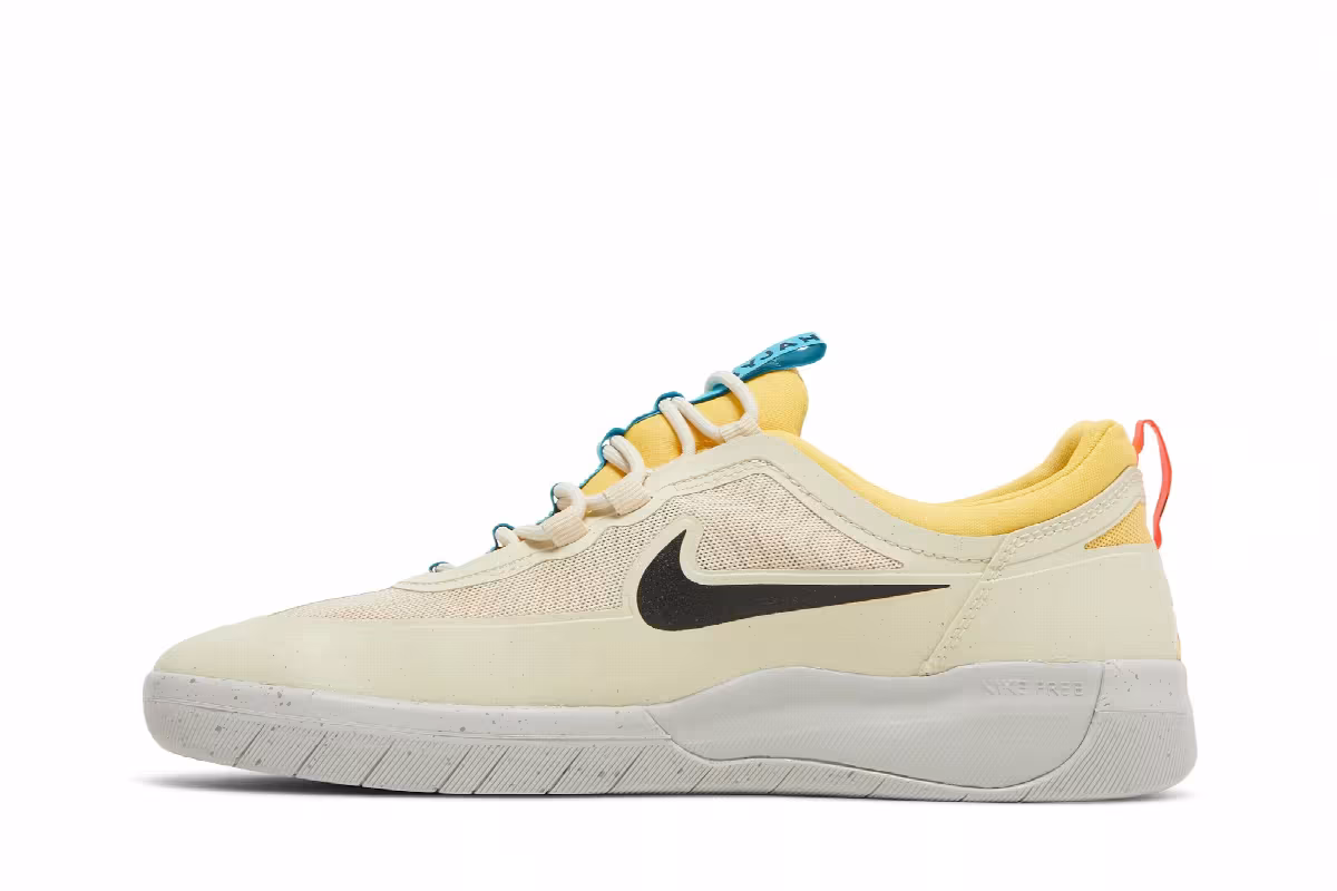 Nike Nyjah Free 2 SB Beach Topaz Gold, view 4