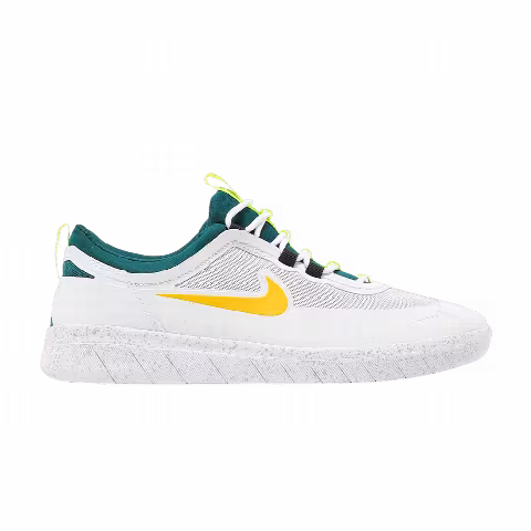 Nike Nyjah Free 2 SB 'White Geode Teal Gold'