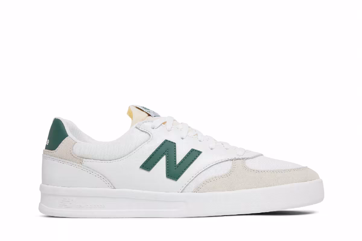 New Balance 300 White Green, view 2