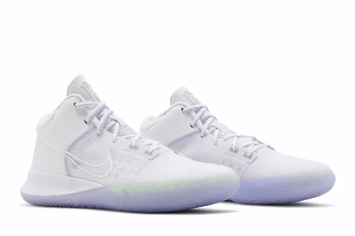 Nike Kyrie Flytrap 4 White Purple Pulse, view 9