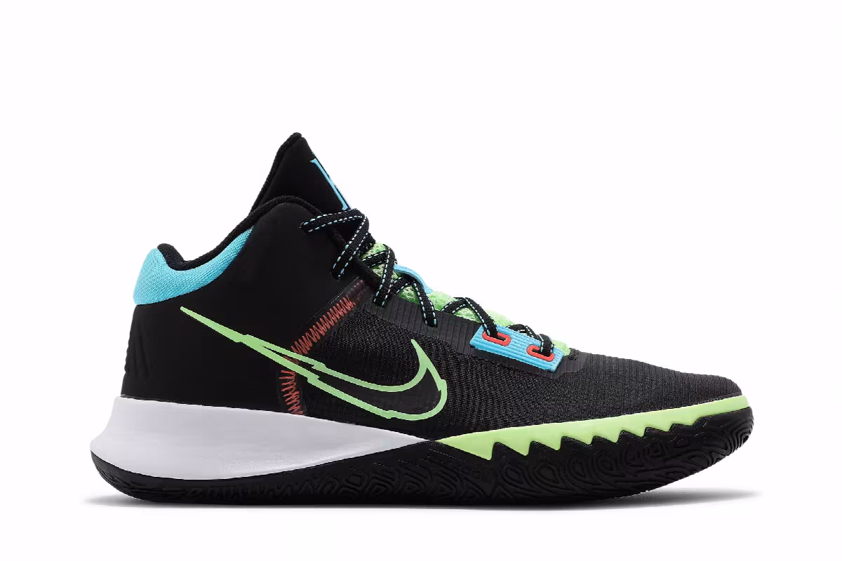 Nike Kyrie Flytrap 4 Black Lime Glow, view 2