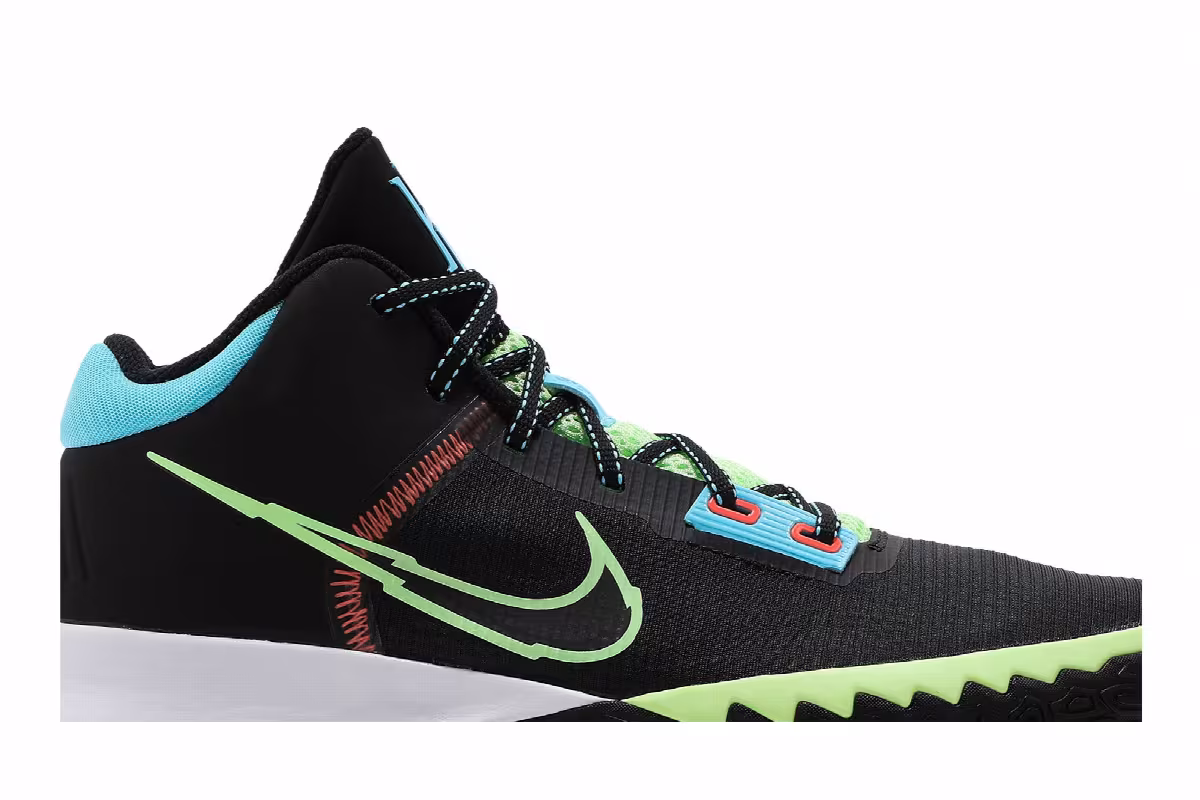 Nike Kyrie Flytrap 4 Black Lime Glow, view 3