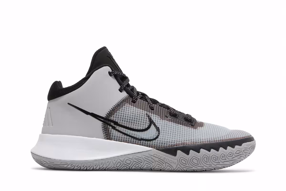 Nike Kyrie Flytrap 4 Wolf Grey White, view 2