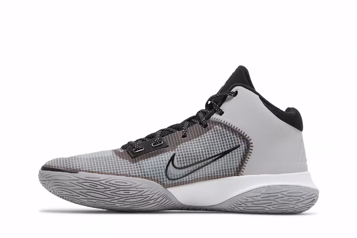 Nike Kyrie Flytrap 4 Wolf Grey White, view 4