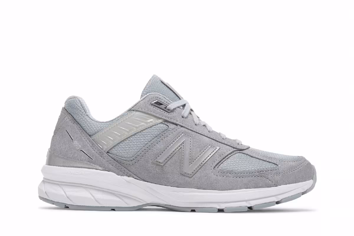 New Balance 990v5 Made In USA Vegan Grey, view 2