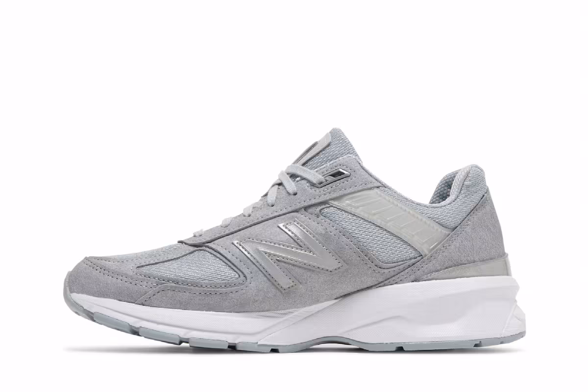 New Balance 990v5 Made In USA Vegan Grey, view 4