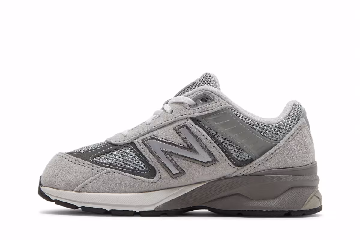New Balance 990v5 Toddler Grey, view 4