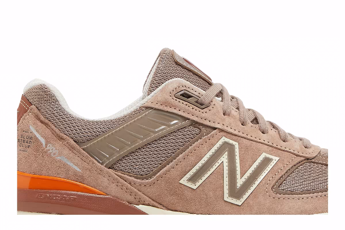 Slow Steady Club x New Balance 990v5 Made in USA Brown, view 3