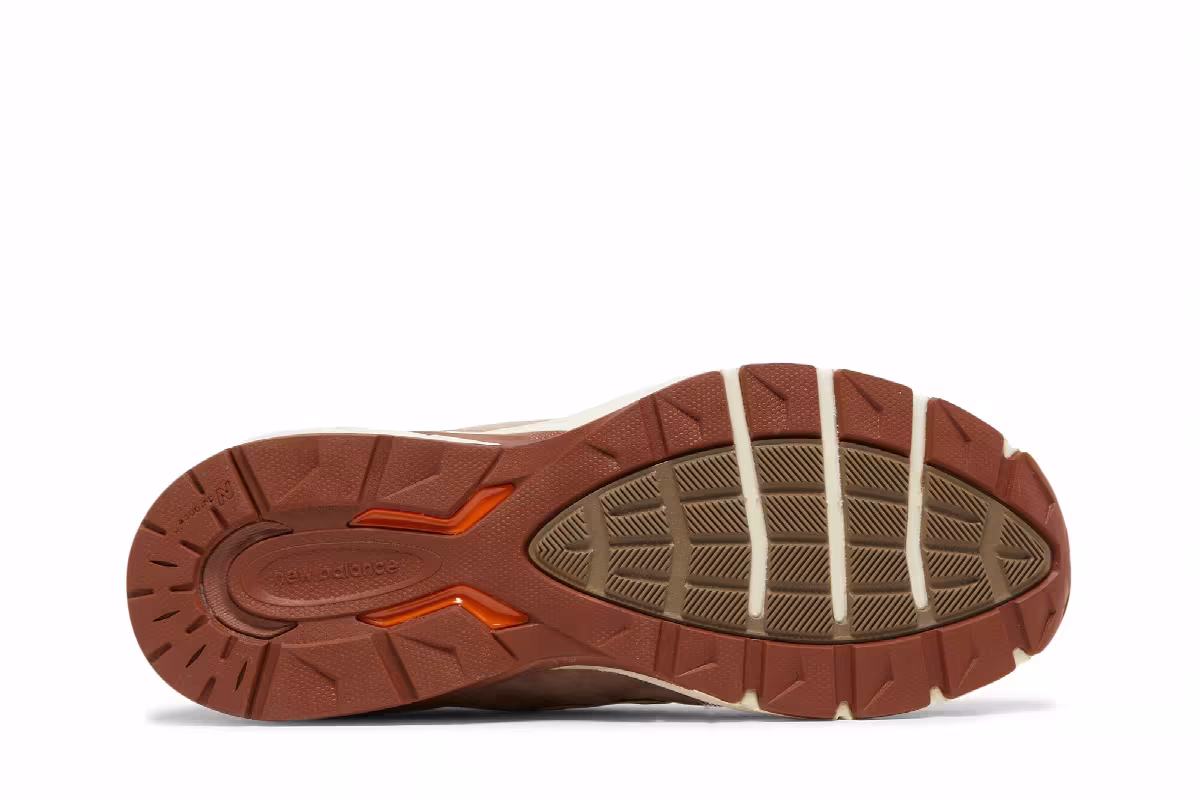 Slow Steady Club x New Balance 990v5 Made in USA Brown, view 5