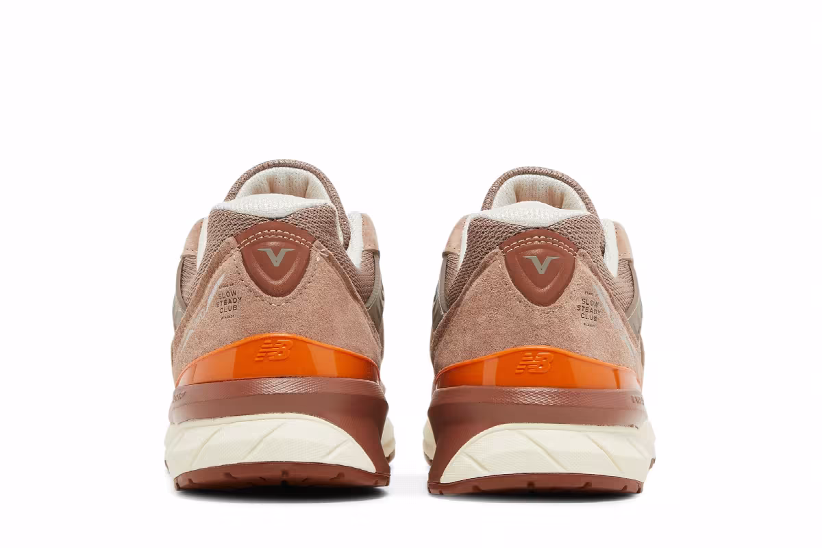 Slow Steady Club x New Balance 990v5 Made in USA Brown, view 7