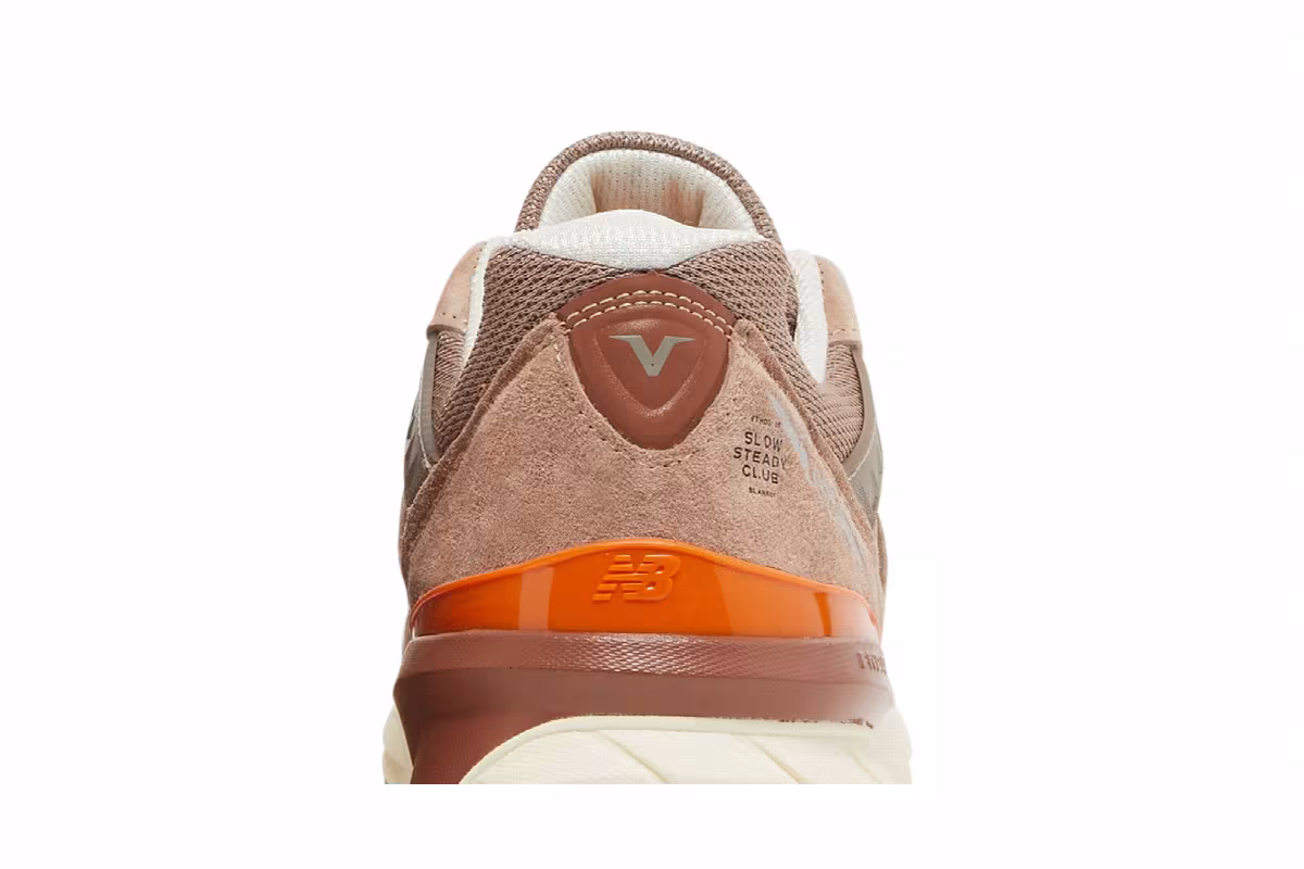 Slow Steady Club x New Balance 990v5 Made in USA Brown, view 8