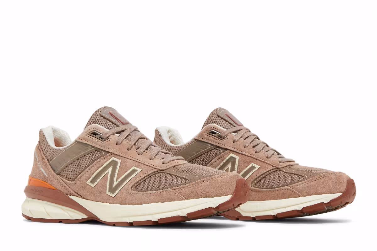 Slow Steady Club x New Balance 990v5 Made in USA Brown, view 9