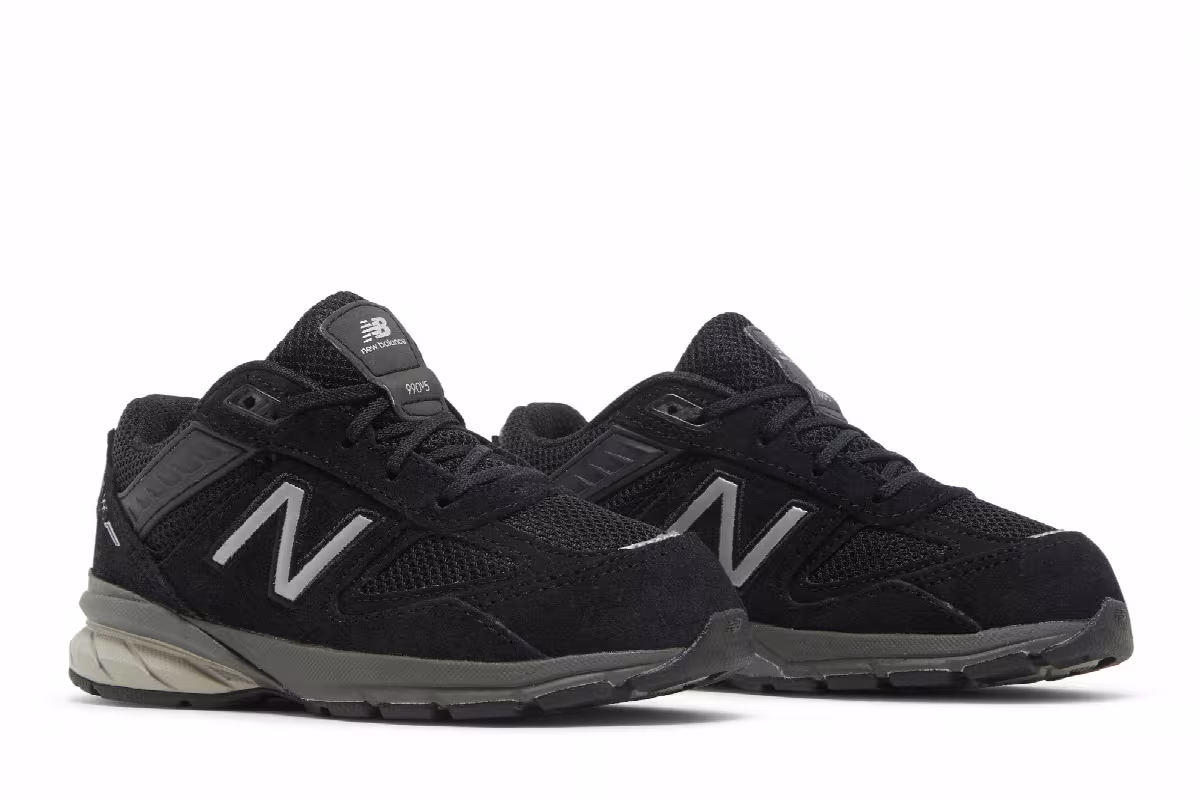 New Balance 990v5 Toddler Black, view 9