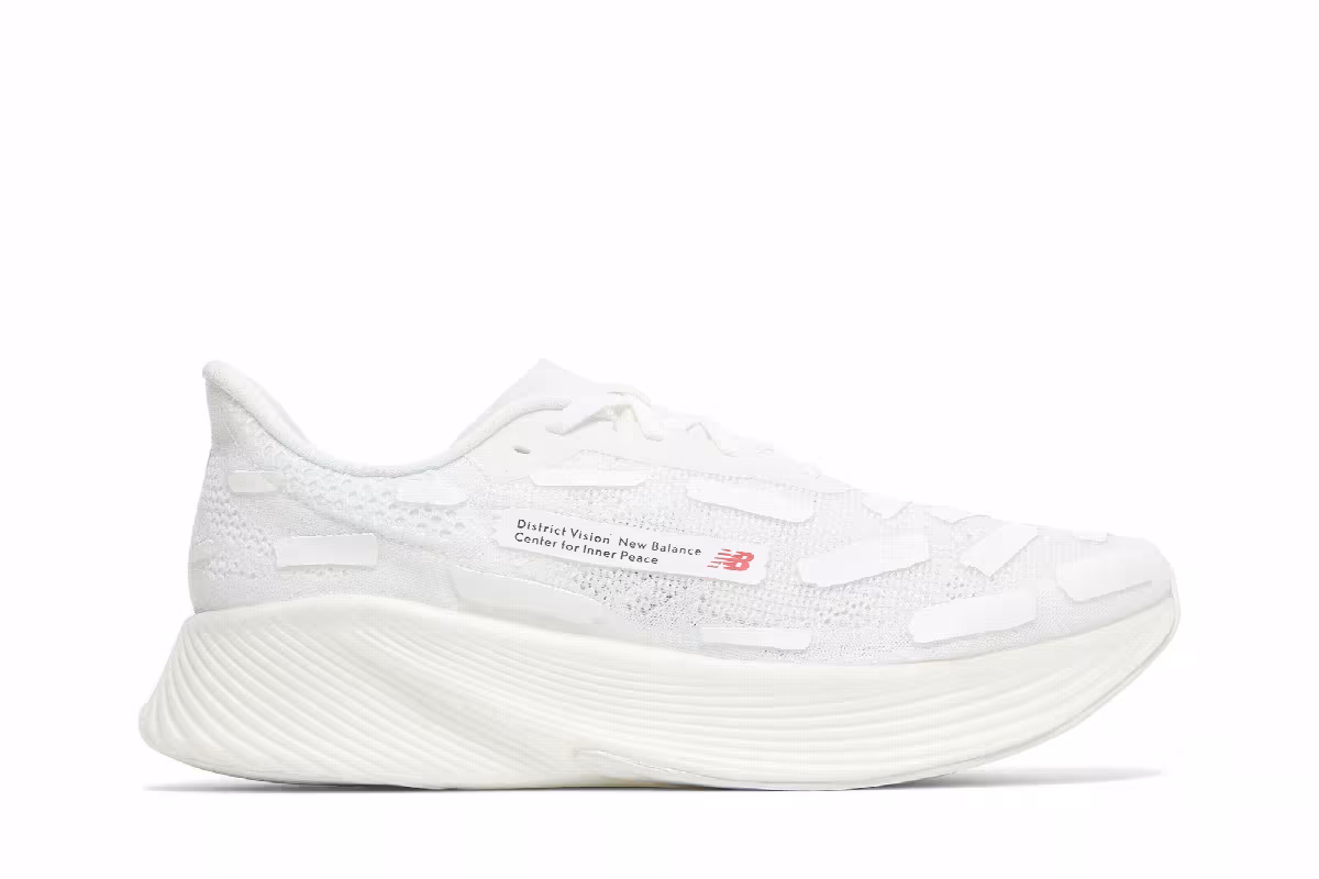 District Vision x New Balance FuelCell RC Elite v2 White, view 2
