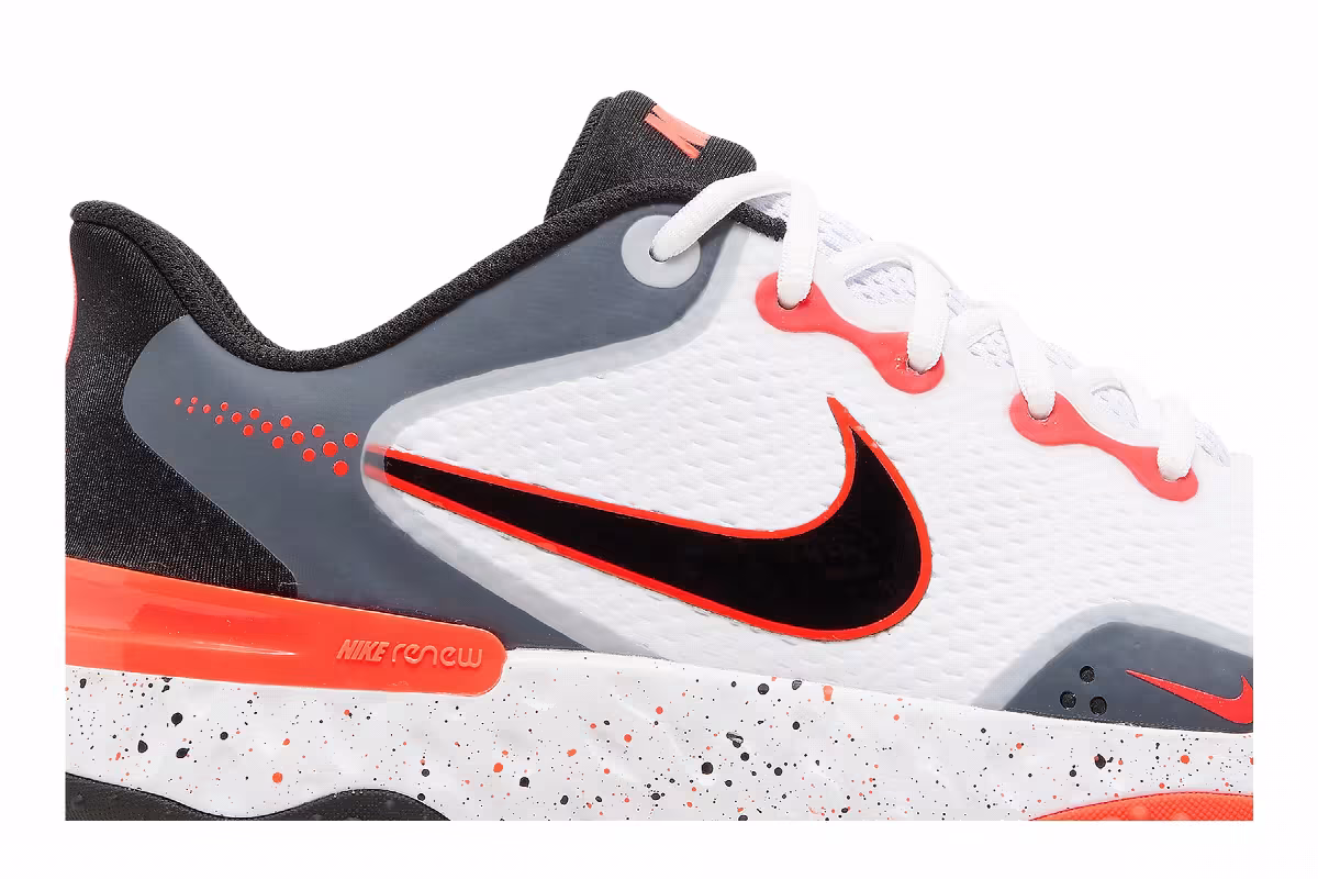 Nike Alpha Huarache Elite 3 Turf White Bright Crimson, view 3