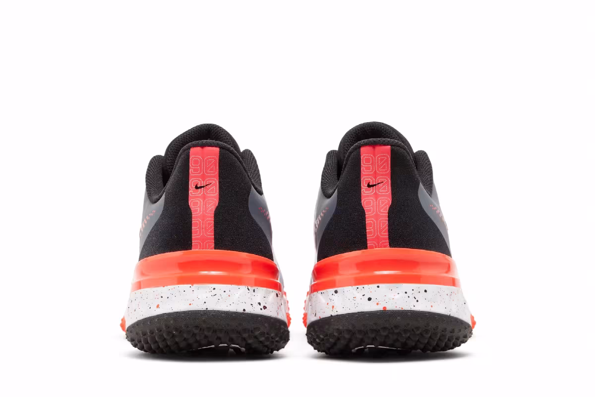 Nike Alpha Huarache Elite 3 Turf White Bright Crimson, view 7