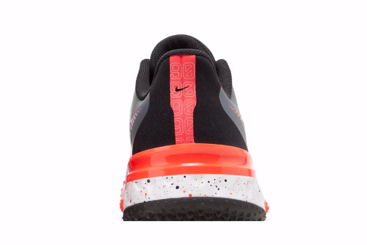 Nike Alpha Huarache Elite 3 Turf White Bright Crimson, view 8