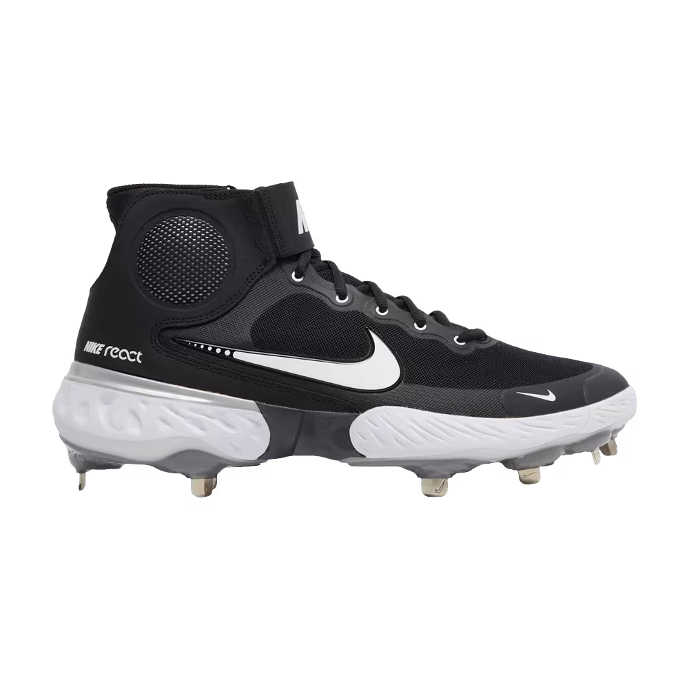 Nike Alpha Huarache Elite 3 Mid Black Light Smoke Grey