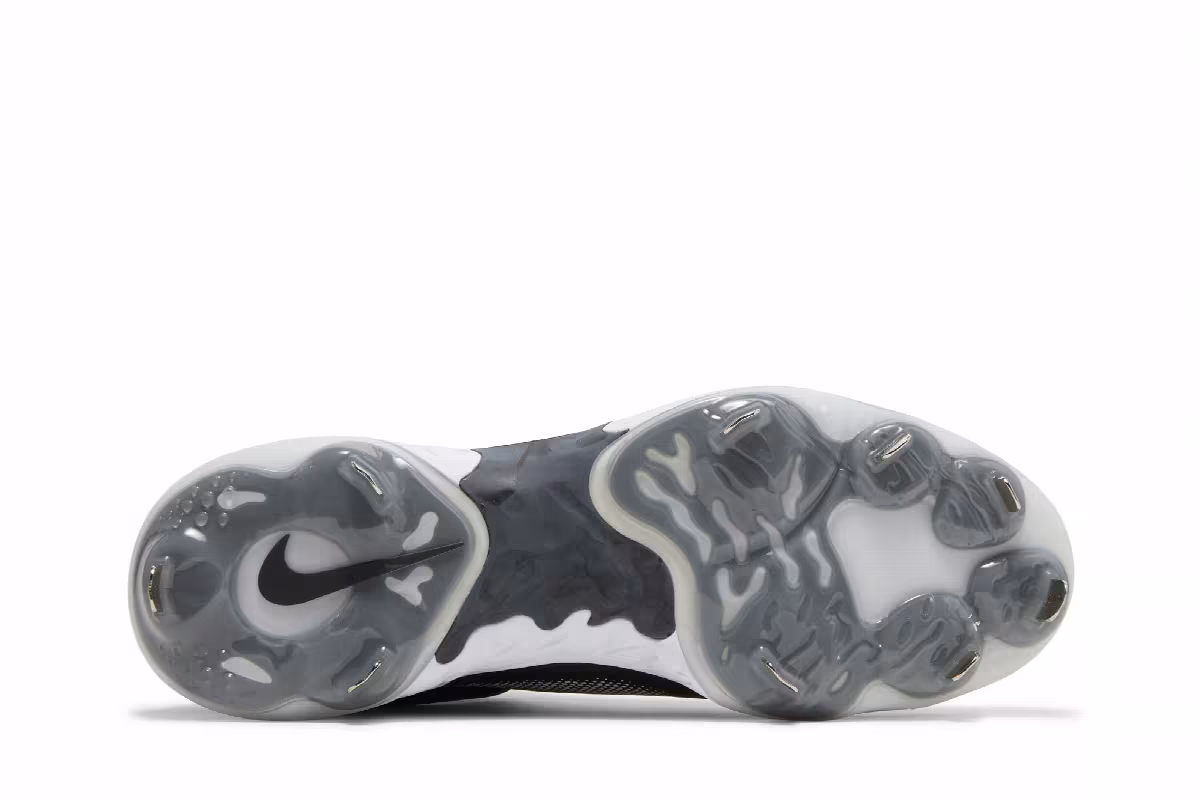 Nike Alpha Huarache Elite 3 Mid Black Light Smoke Grey, view 5