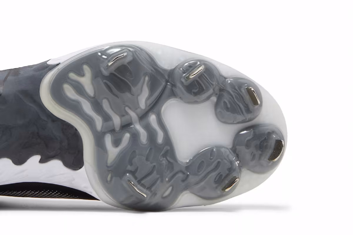 Nike Alpha Huarache Elite 3 Mid Black Light Smoke Grey, view 6