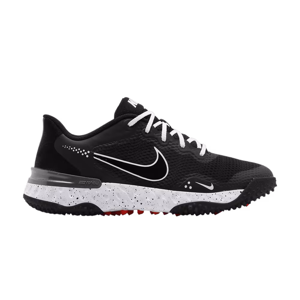 Nike Alpha Huarache Elite 3 Turf Black White