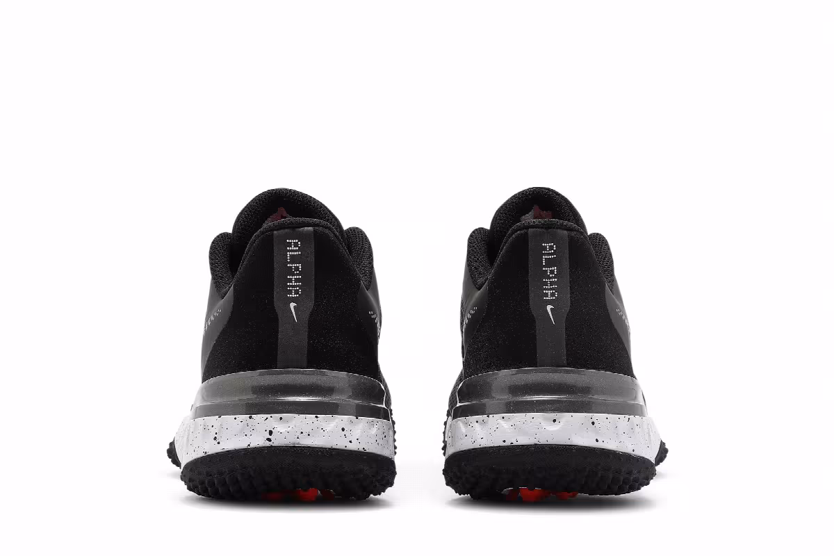 Nike Alpha Huarache Elite 3 Turf Black White, view 7