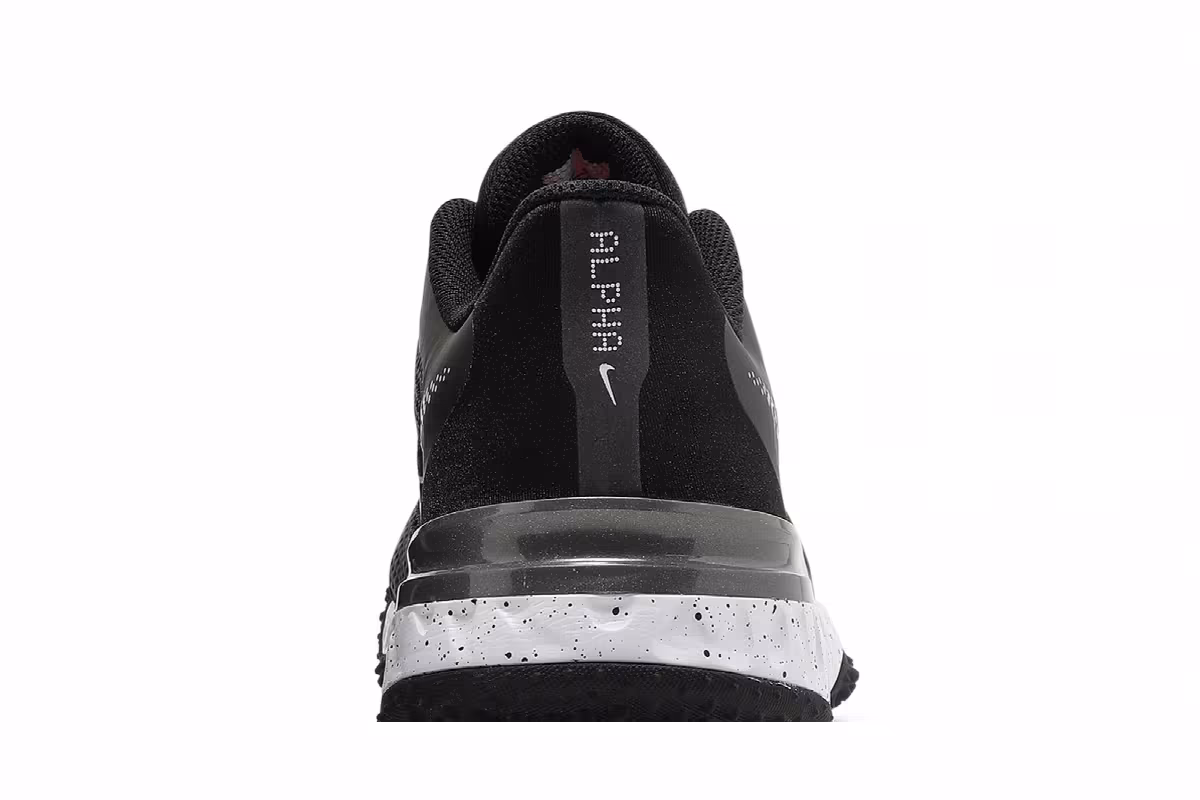 Nike Alpha Huarache Elite 3 Turf Black White, view 8