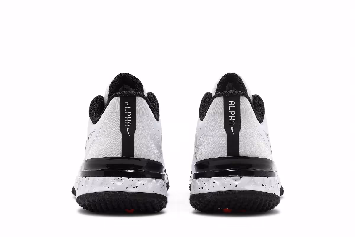 Nike Alpha Huarache Elite 3 Turf White Black, view 7