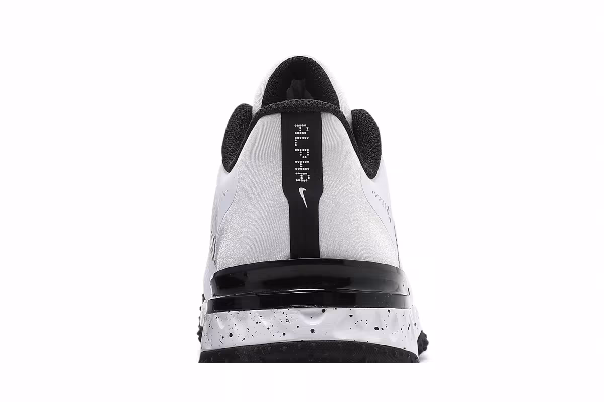 Nike Alpha Huarache Elite 3 Turf White Black, view 8