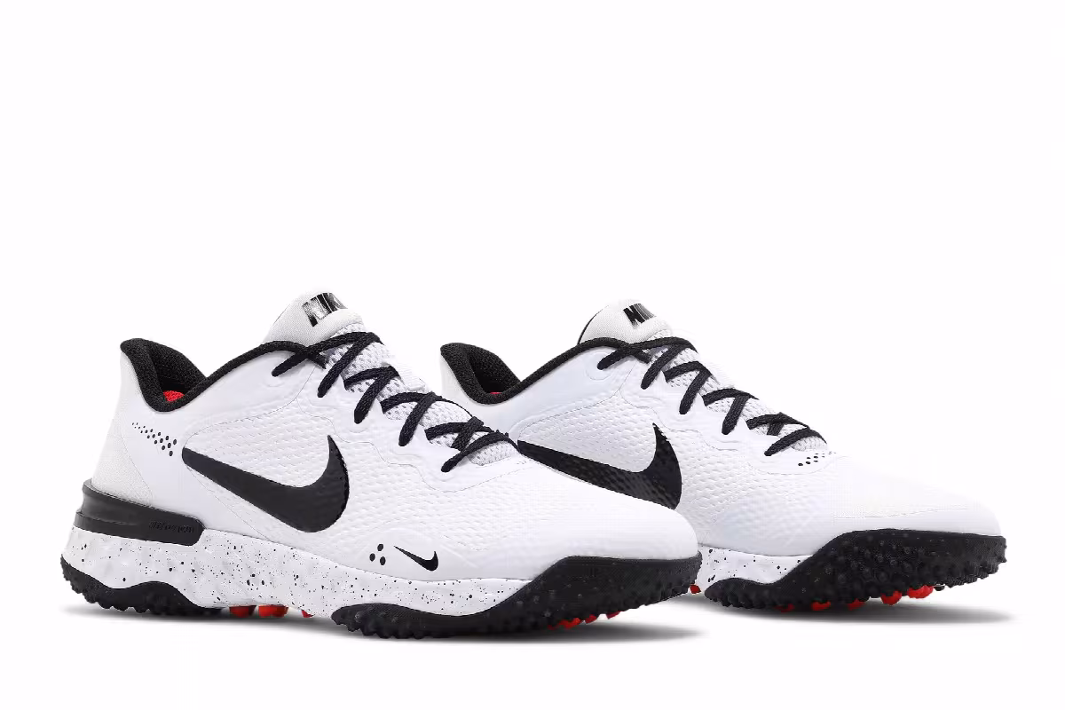 Nike Alpha Huarache Elite 3 Turf White Black, view 9