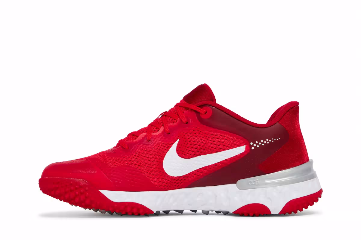 Nike Alpha Huarache Elite 3 Turf University Red, view 4