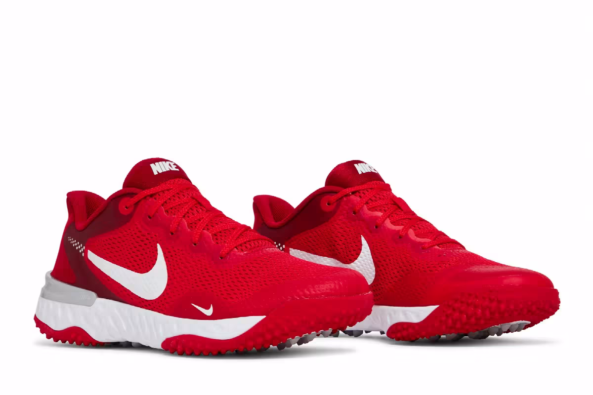 Nike Alpha Huarache Elite 3 Turf University Red, view 9