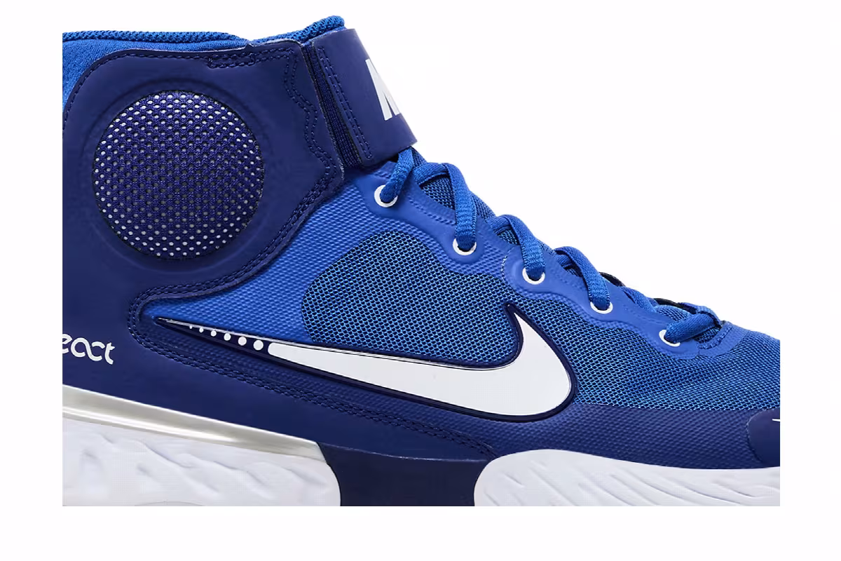Nike Alpha Huarache Elite 3 Mid Game Royal, view 3