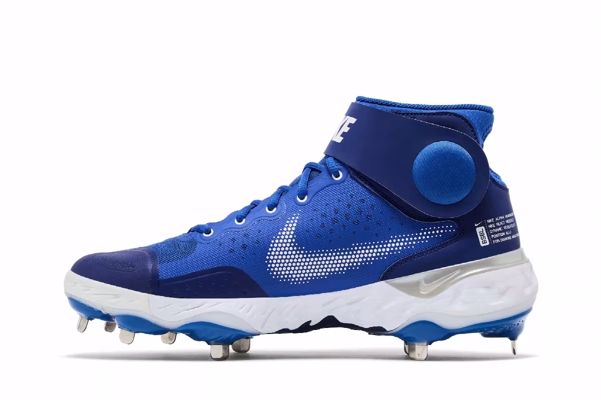 Nike Alpha Huarache Elite 3 Mid Game Royal, view 4