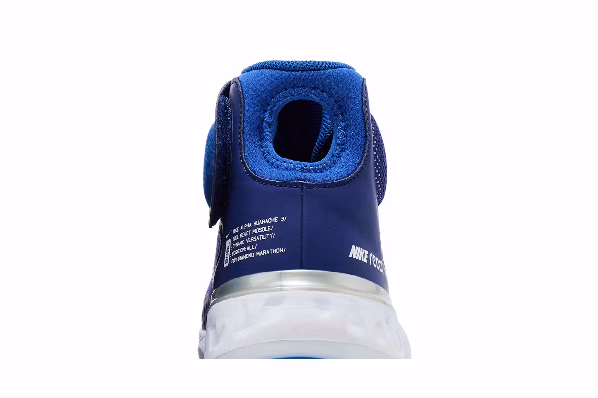 Nike Alpha Huarache Elite 3 Mid Game Royal, view 8